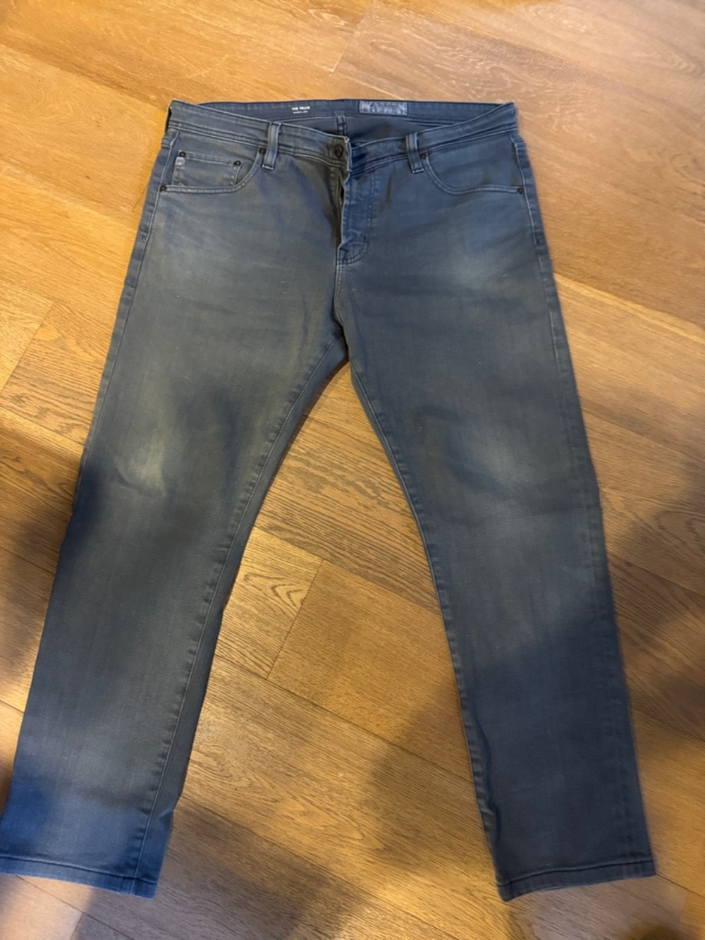 Ag Adriano Goldschmied Men's Slim Jeans in Faded Gray
